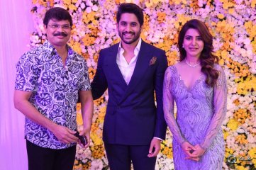 Celebs At Samantha Naga Chaitanya Wedding Reception